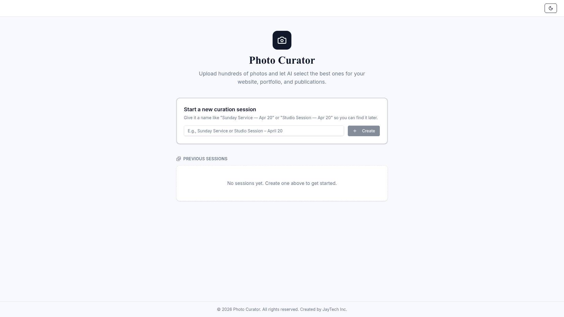 Photo Curator